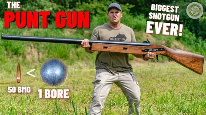Punt Gun, The Massive Shotgun So Deadly It Was Banned
