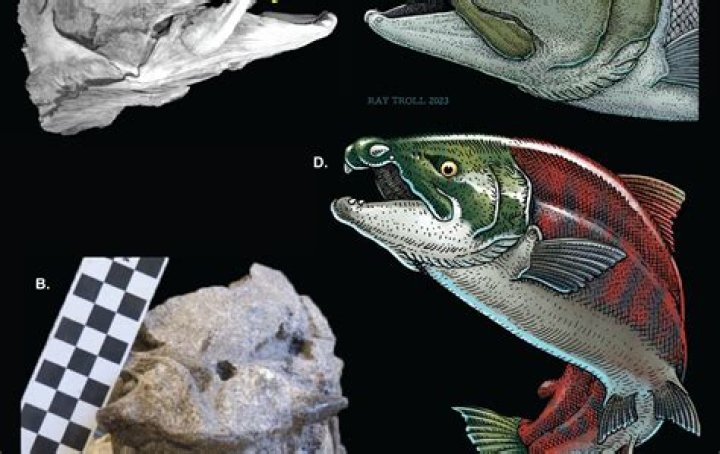 Scientists Identify Fossil Of Prehistoric 'Spike-Toothed' Salmon