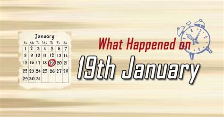 What Happened On January 13th